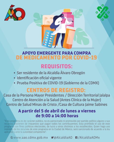 programa Apoyo Emergente para compra de medicamentos por covid19